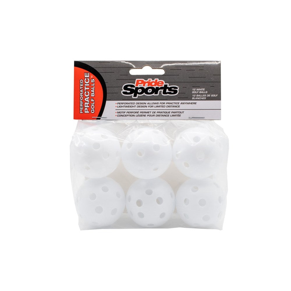 Pride Sports - Accessories - Perforated Practice Balls 12ct