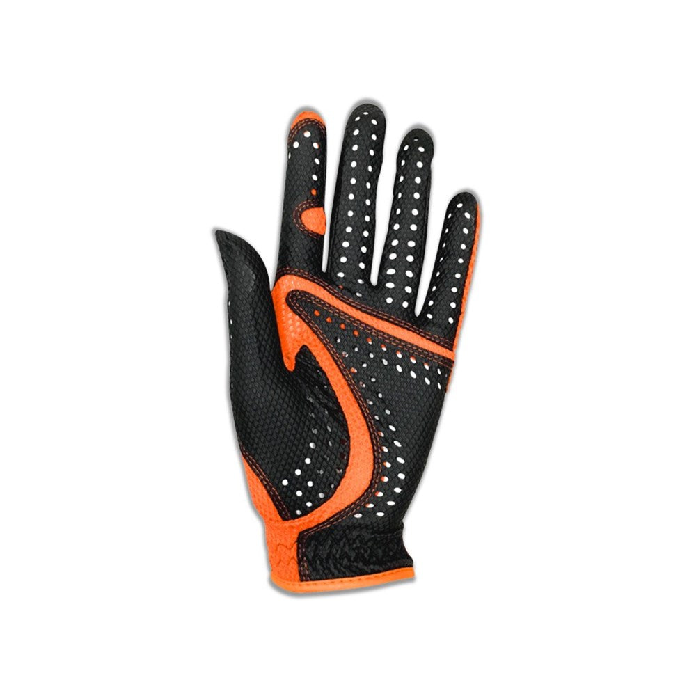Fit39 - Golf Glove - Cool Black - Orange