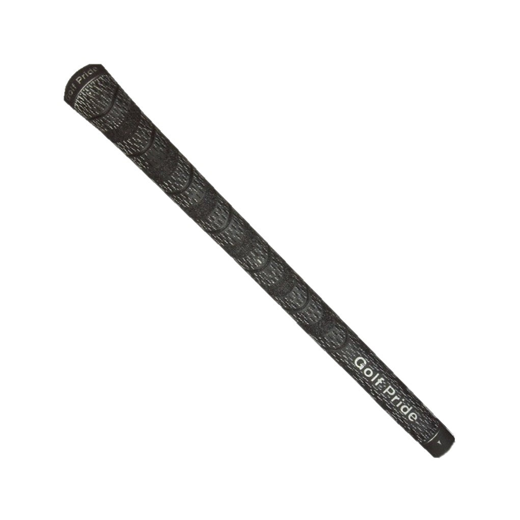 A black Golf Pride Lite - D100 sand cord golf club grip with a textured surface.