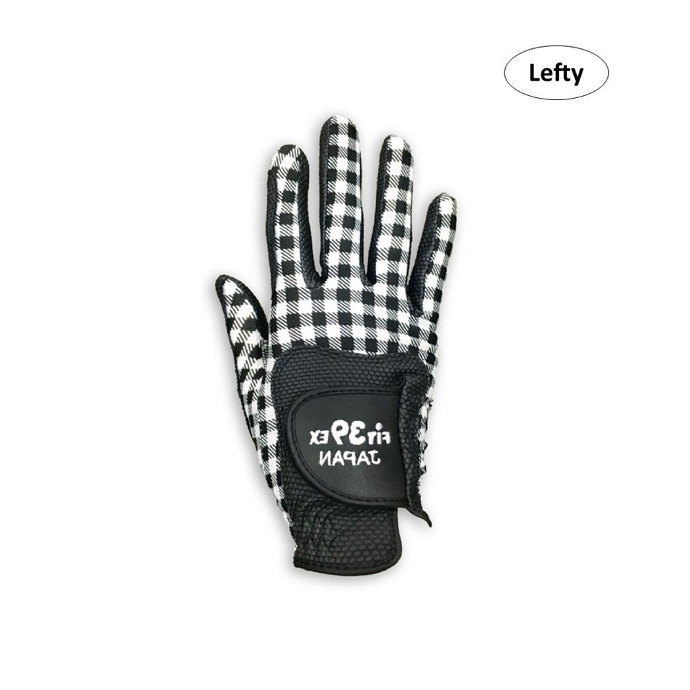 Fit39 - Golf Glove - EX Classic Black - Check