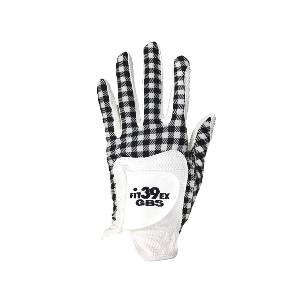 Fit39 - Golf Glove - EX Classic White - Check