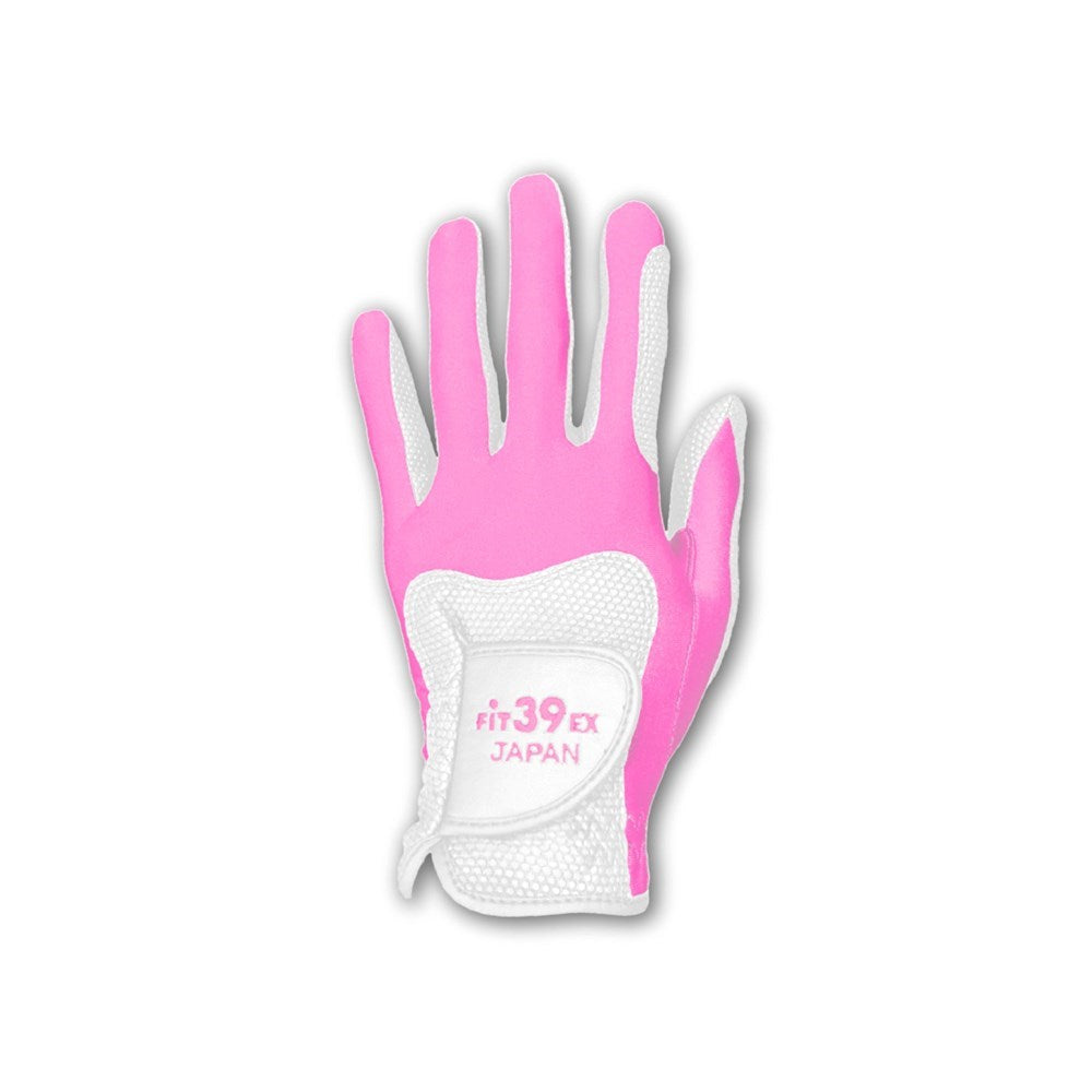 Fit39 - Golf Glove - EX Classic White - Pink