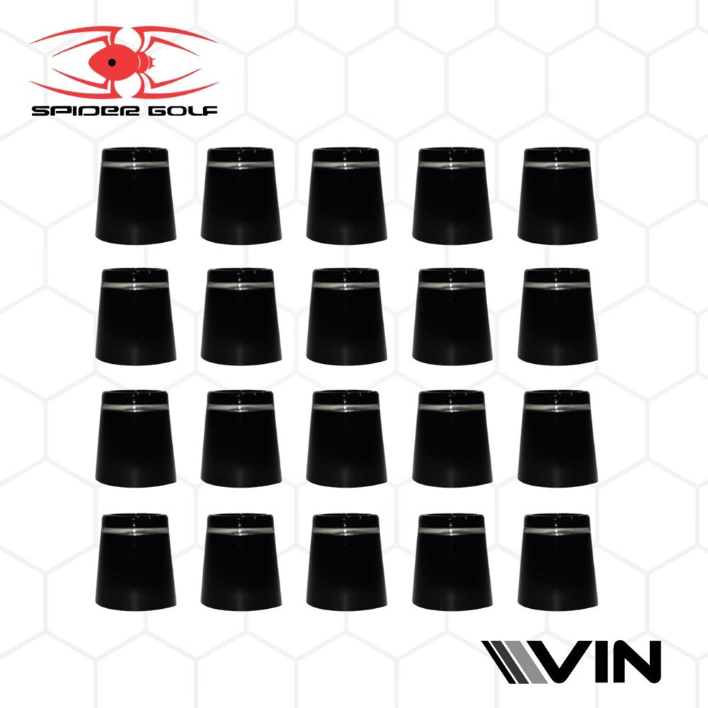 Spider - Ferrule - Ferrule Wood - Black (20 pcs) - .335