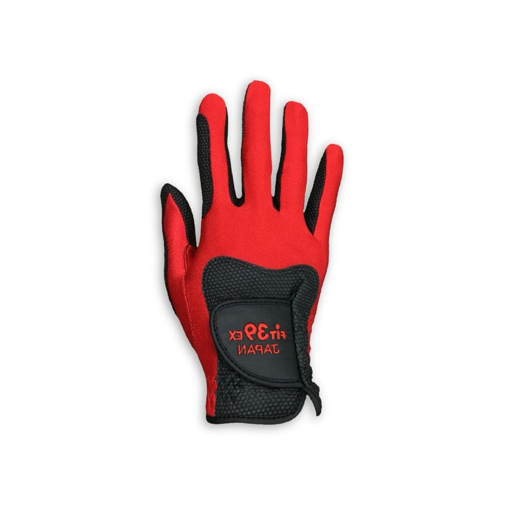 Fit39 - Golf Glove - EX Classic Black - Red