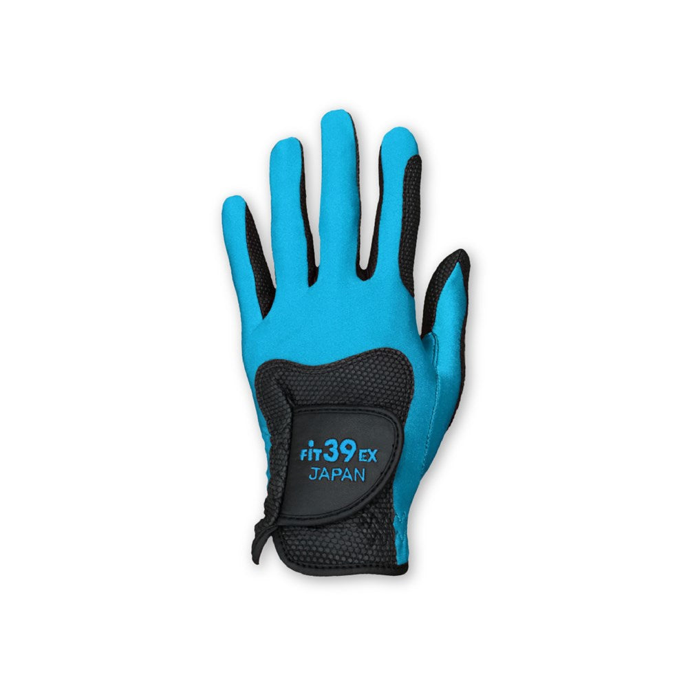 Fit39 - Golf Glove - EX Classic Black - Blue Shell
