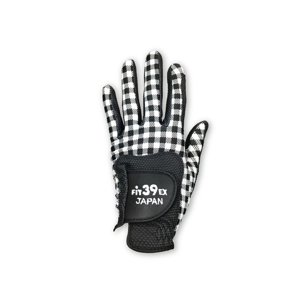 Fit39 - Golf Glove - EX Classic Black - Check