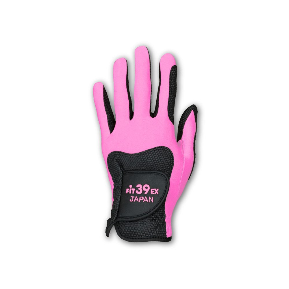 Fit39 - Golf Glove - EX Classic Black - Pink