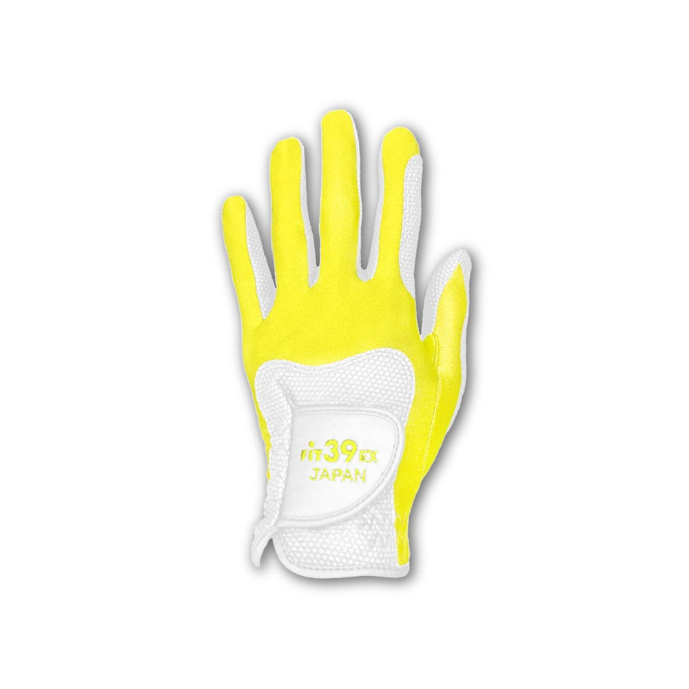 Fit39 - Golf Glove - EX Classic White - Yellow
