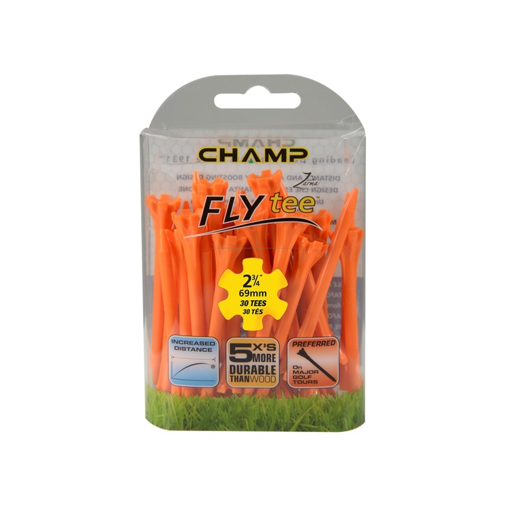 Champ - Zarma Plastic FlyTees Golf Tees 2.34 (30Pc)