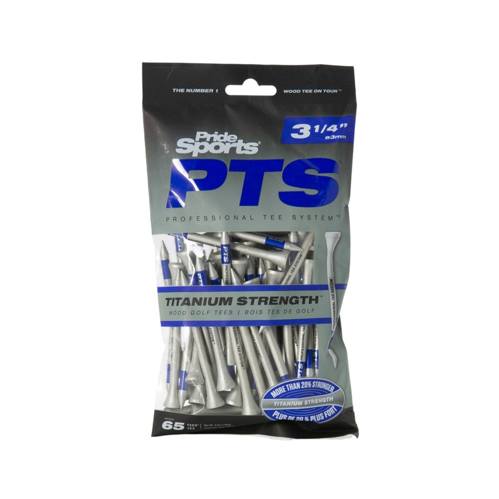 Pride Sports - Wooden Tee - PTS Titanium 3.14 (65Pc)