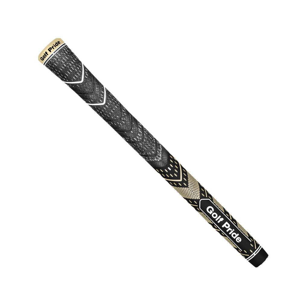 A Golf Pride midsize grip with New Decade MCC Plus 4 Teams design, featuring a black and white color scheme with team colors.
