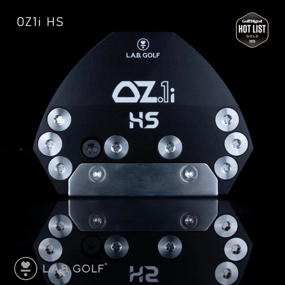 L.A.B. Golf - Putter - OZ1i HS - Matte Black Premium Steel 34"