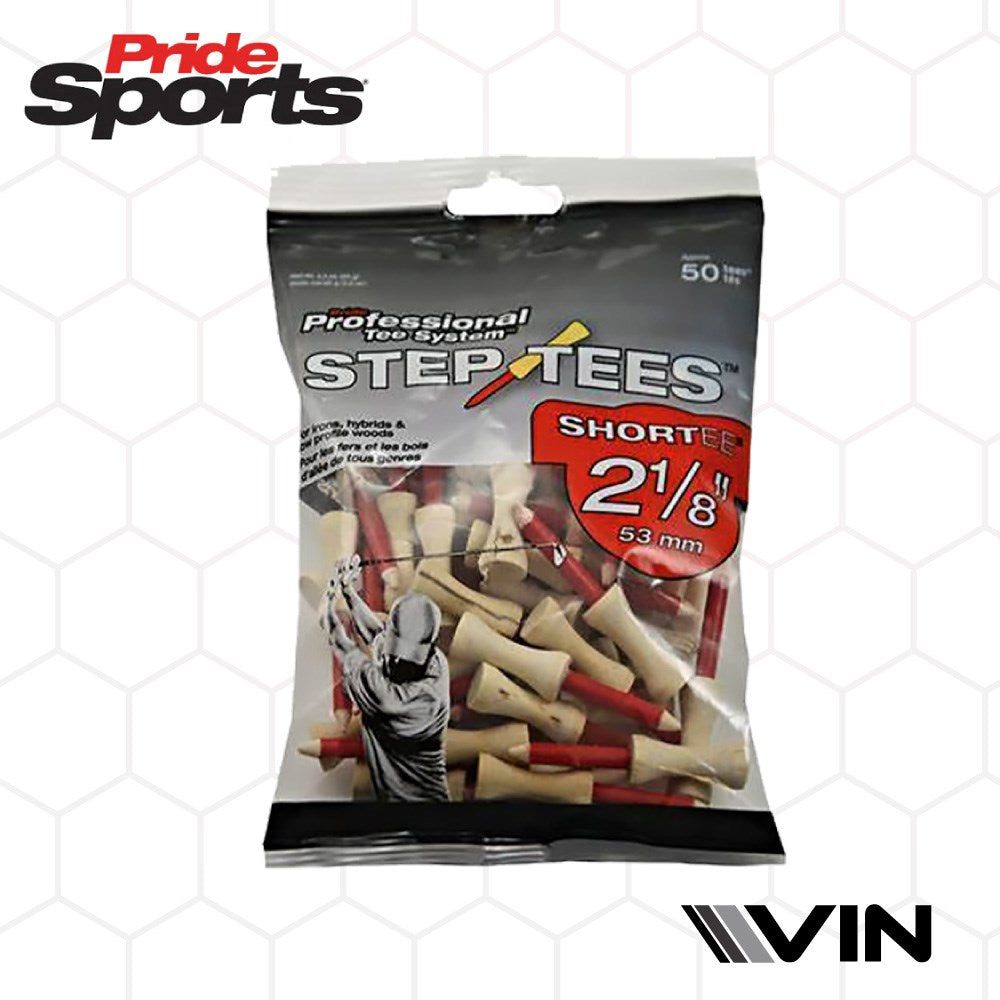 Pride Sports - Wooden Tee - PTS Step Tees 2.18 (50Pc)