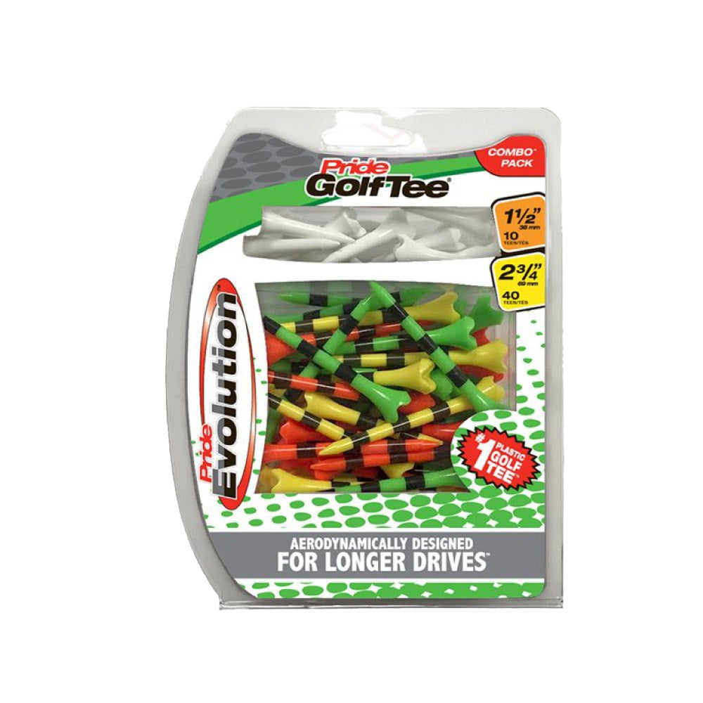 Pride Sports - Tees - Plastic Tee - Evolution Fruit Mix 2.34 (50Pc)