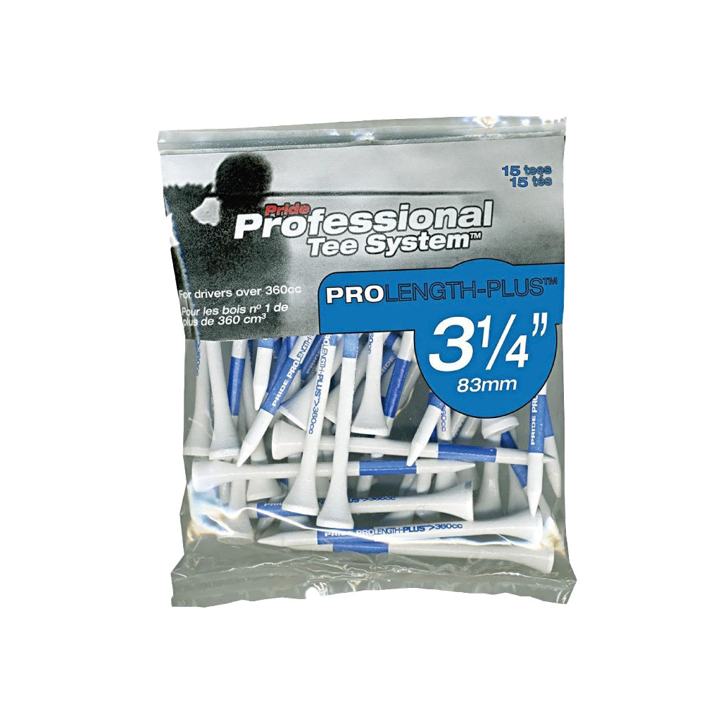 Pride Sports - Tees - Wooden Tee - Pts Green Grass 3.14 (15Pc) - White