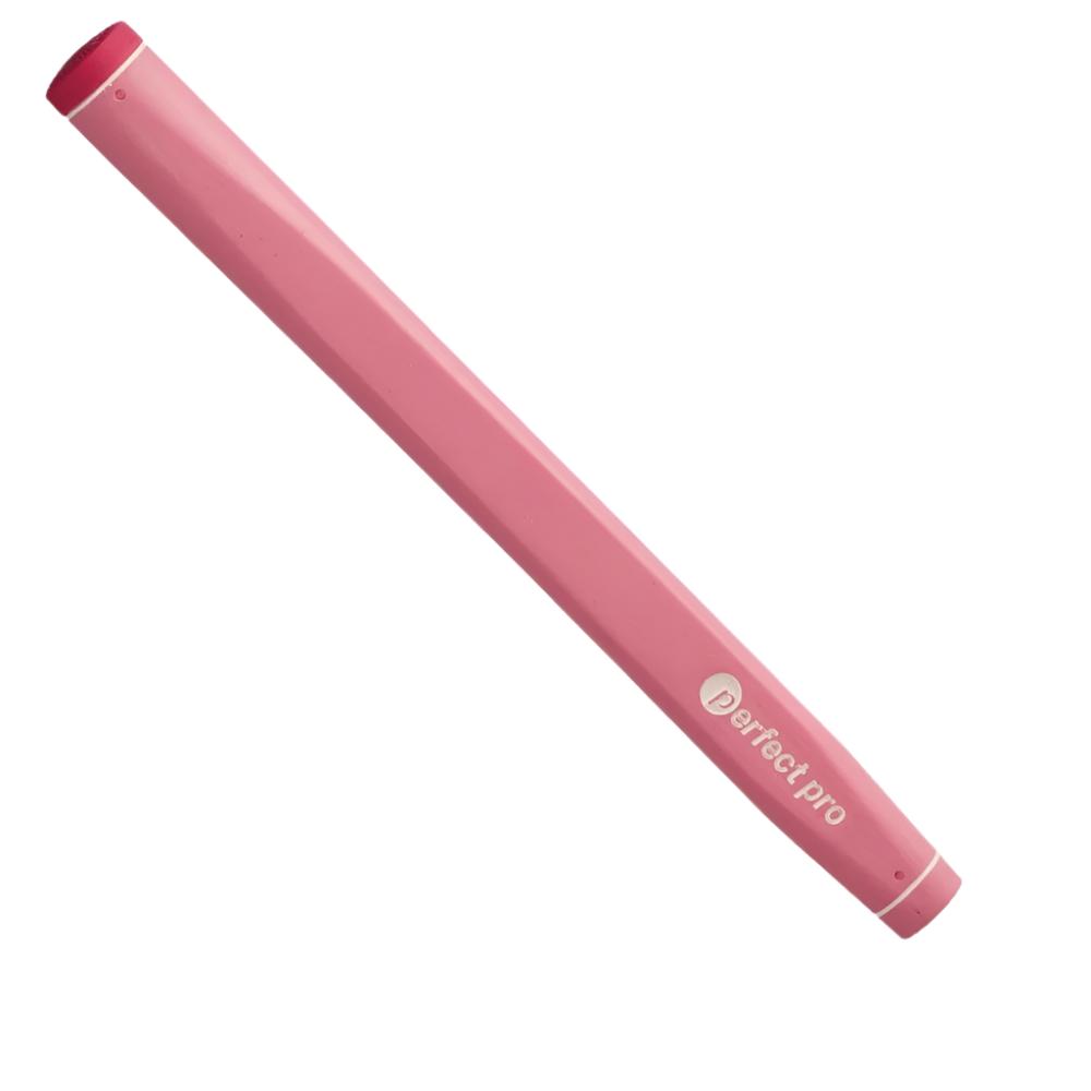A golf putter with a mid-size, pistol-type grip featuring the brand name 'Perfect Pro' printed on the side.