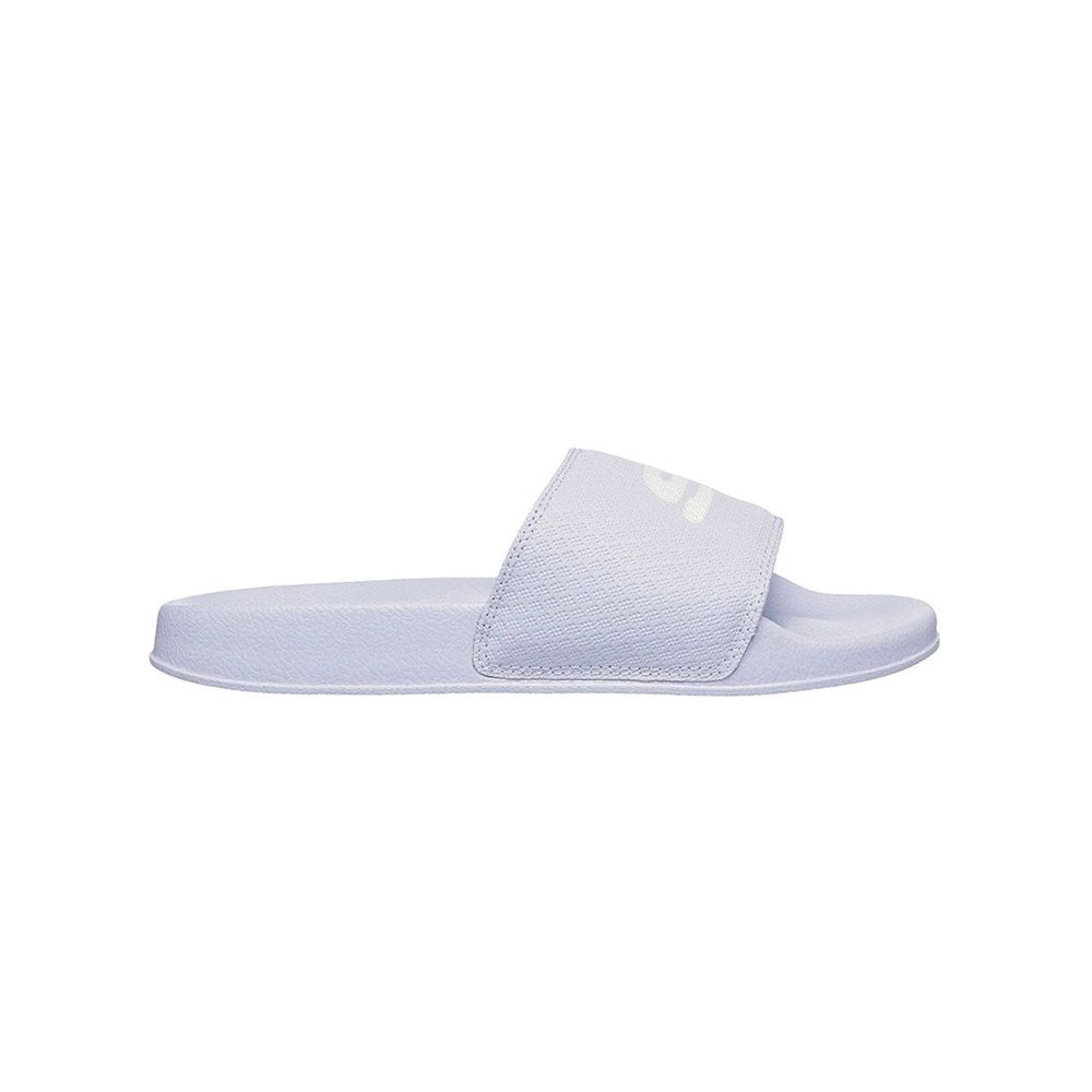 White slide sandal on a white background