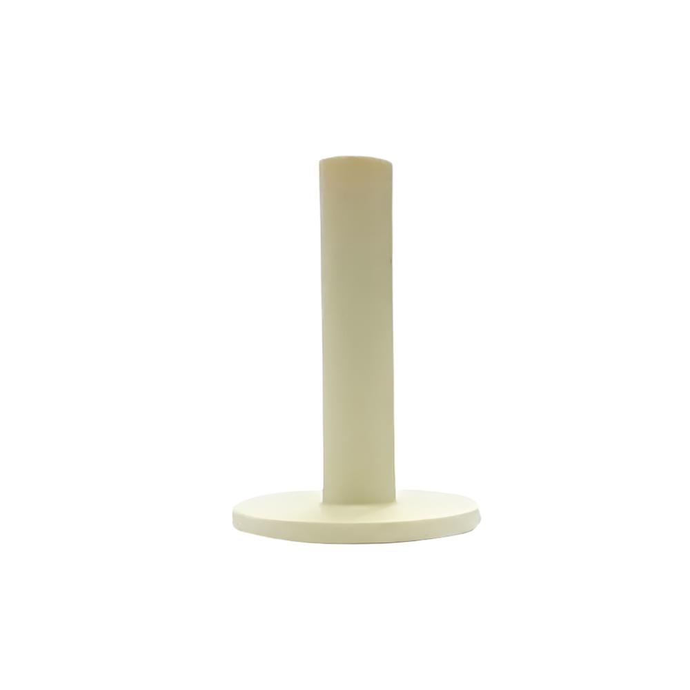 A white rubber tee with a solid pattern and no discernible branding.