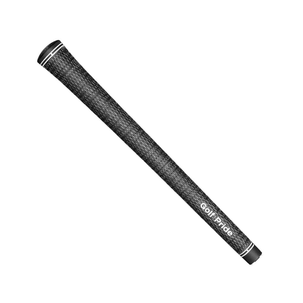 A Golf Pride midsize golf club grip with a Z-shaped texture pattern and white body paint fill.