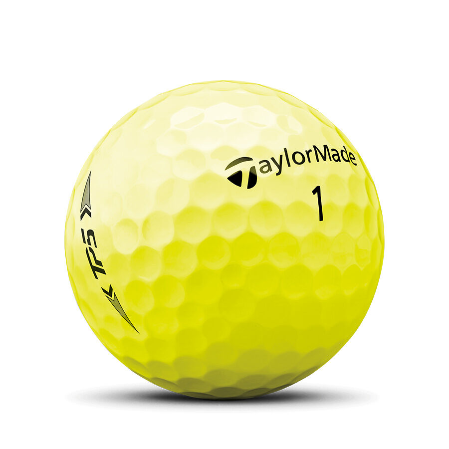 yellow taylormade golf ball