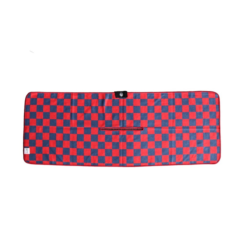 Sunday Golf - Golf Towel - Tailgate Collection - Checkered Navy/Red