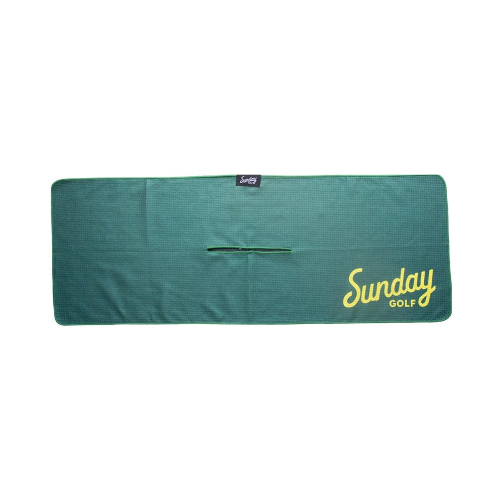 Sunday Golf - Golf Towel - Tailgate Collection - Checkered Green/Yellow