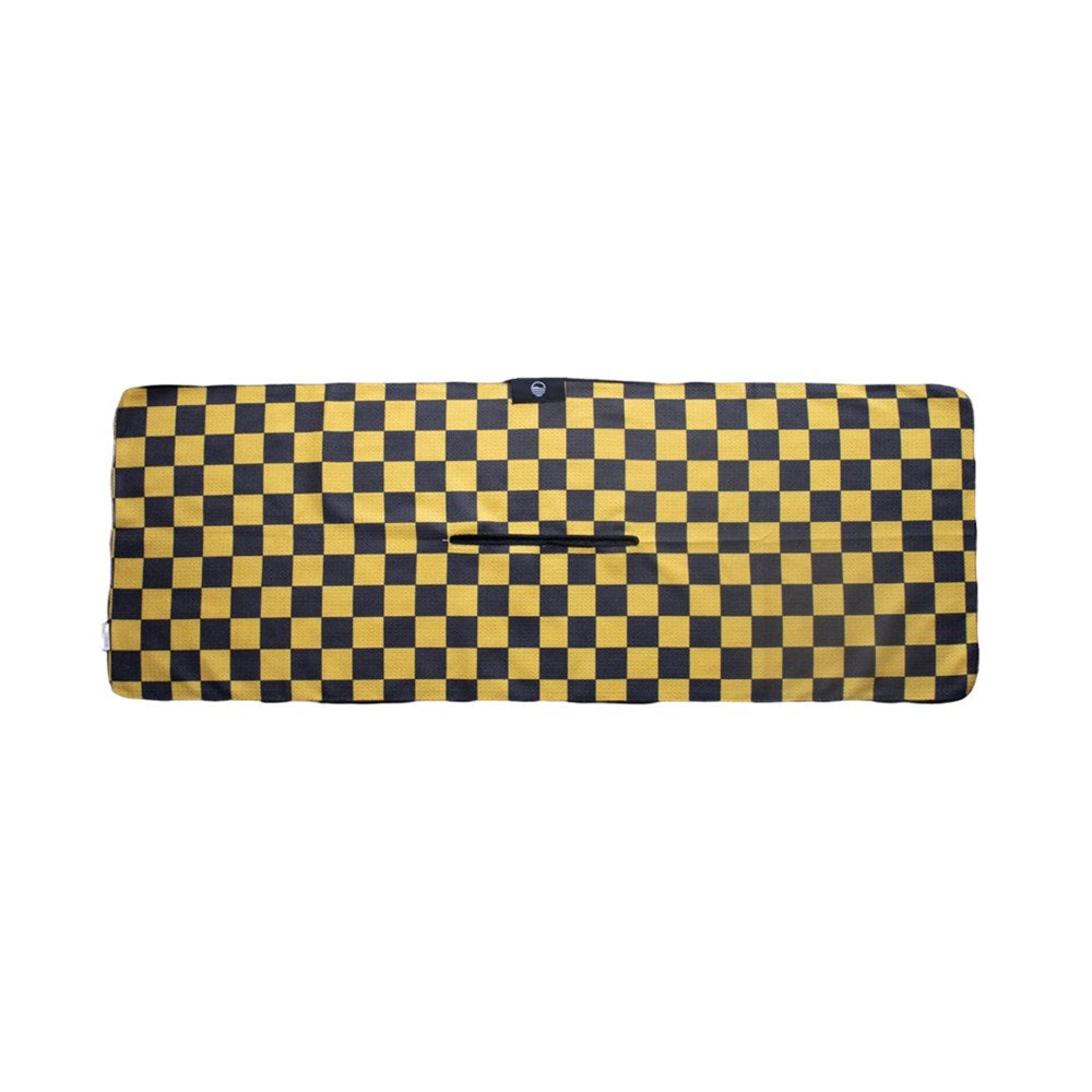 Sunday Golf - Golf Towel - Tailgate Collection - Checkered Black/Yellow