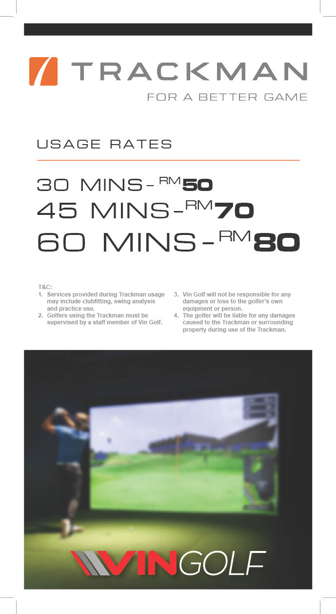 Trackman for a better game brochure