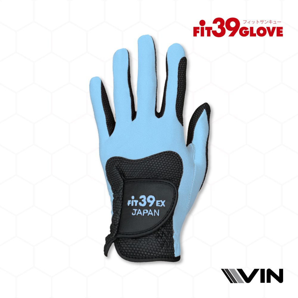 Fit39 - Golf Glove - EX Classic Black - Yellow
