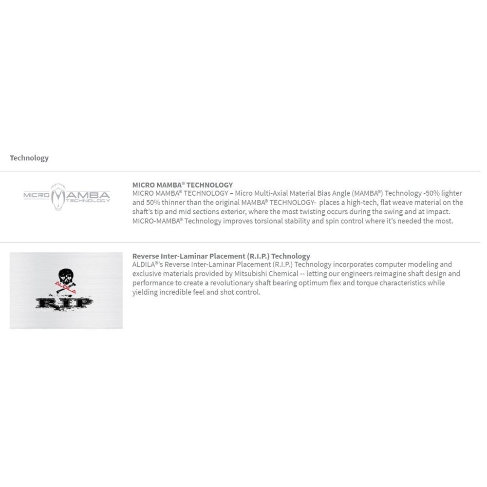 Aldila - Driver Shaft - Rip X