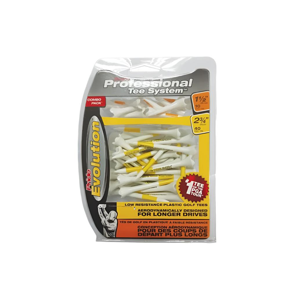 Pride Sports - Tees - Plastic Tee - Pts Evo Combo 2.34/1.12(50Pc)