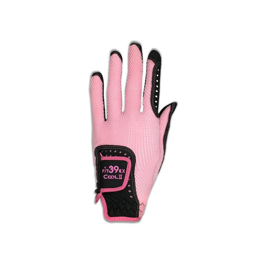Fit39 - Golf Glove - Cool Black - Pink