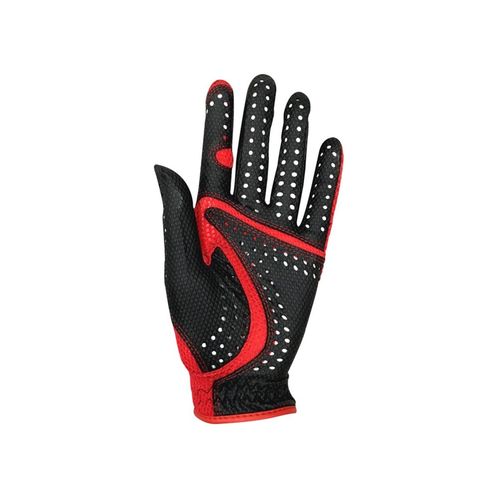 Fit39 - Golf Glove - Cool Black - Red