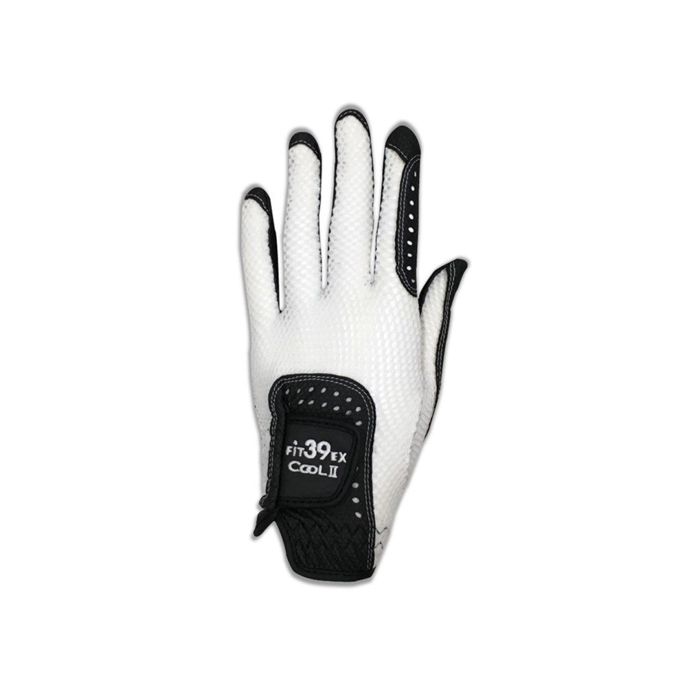 Fit39 - Golf Glove - Cool Black - White