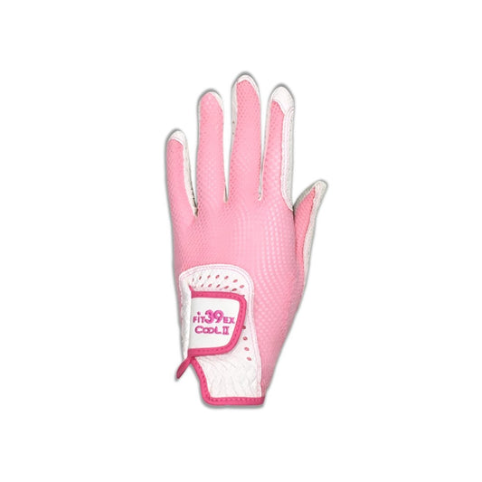 Fit39 - Golf Glove - Cool White - Pink