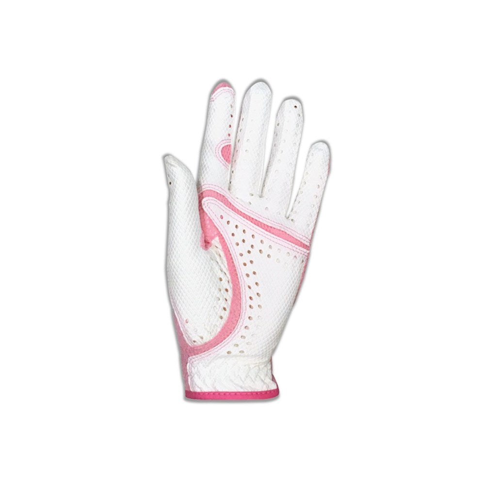 Fit39 - Golf Glove - Cool White - Pink