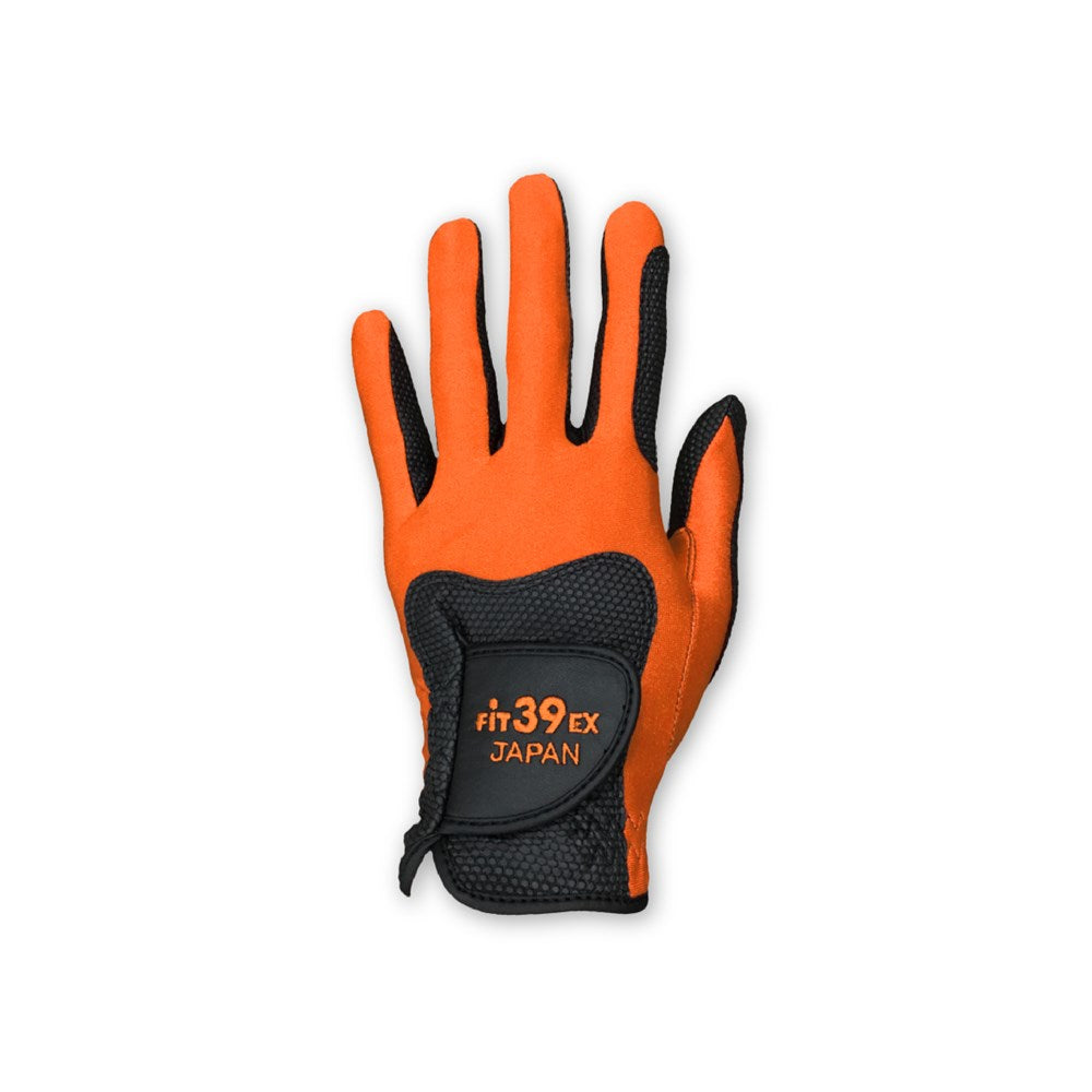 Fit39 - Golf Glove - EX Classic Black - Orange