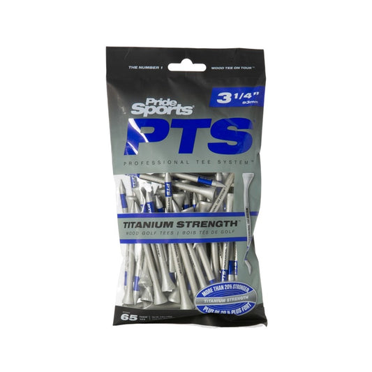Pride Sports - Wooden Tee - PTS Titanium 3.14 (65Pc)