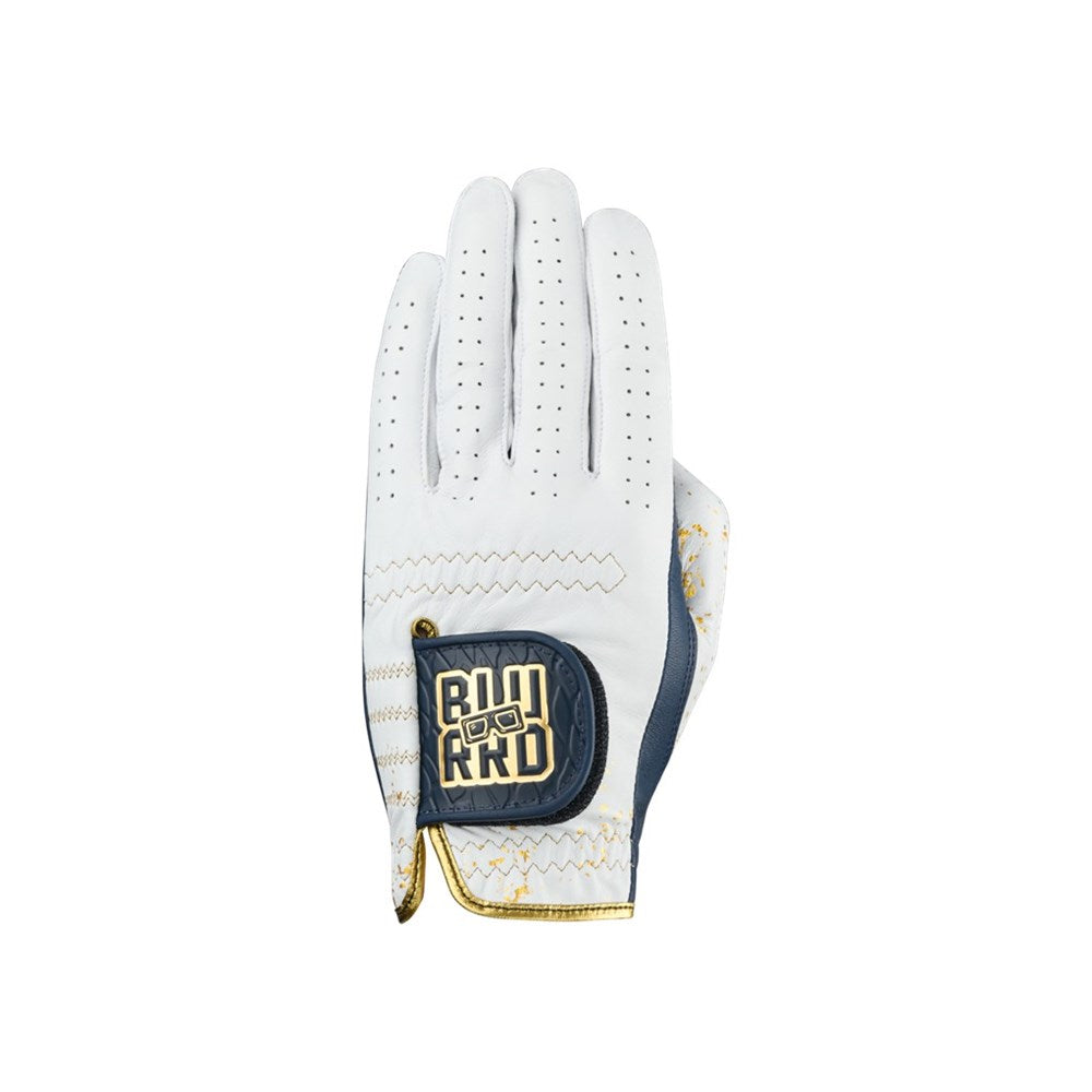 BLURRD - Golf Glove - 24K Collection (Mens) Navy Based/White