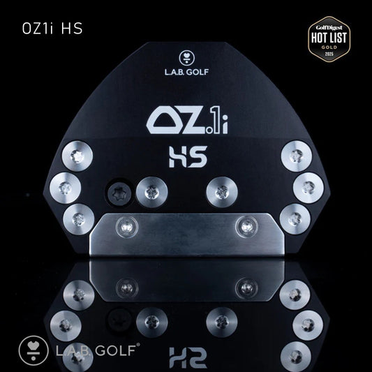 L.A.B. Golf - Putter - OZ1i HS - Matte Black Premium Steel 34"