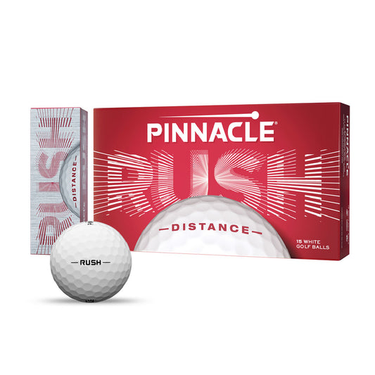Pinnacle - Golf Ball - Rush Distance (15pcs Ball Pack)