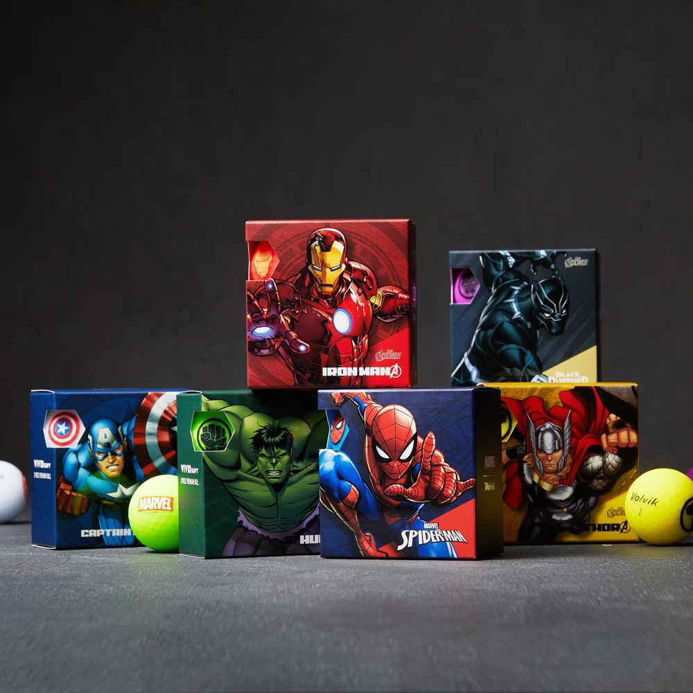 Volvik - Golf Ball - VIVID SOFT (4 balls)