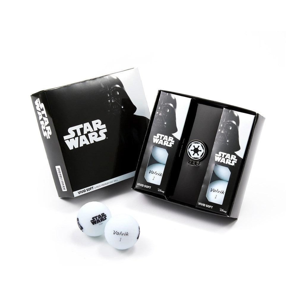 Volvik - Golf Ball - VIVID SOFT (6 balls + Marker)