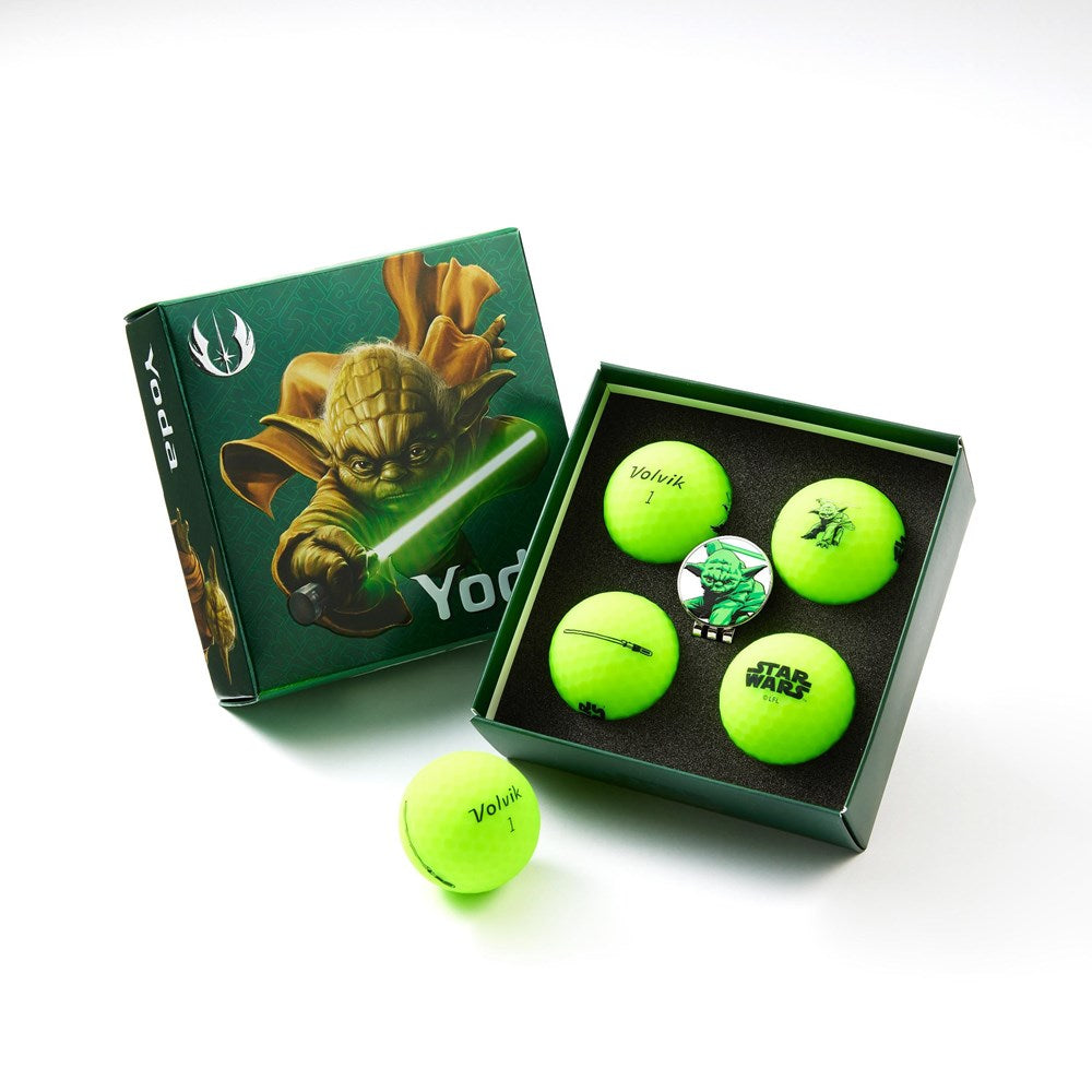 Volvik - Golf Ball - VIVID SOFT (4 balls + Marker)