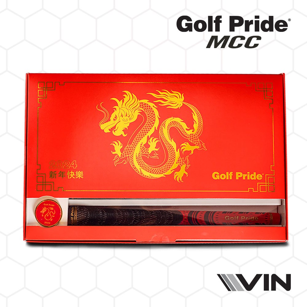 Golf Pride - New Decade MCC Gold - CNY 2024 Limited Edition (8 pcs Grips + 2 pcs Markers)