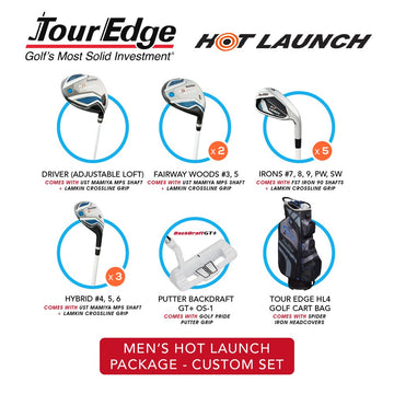 Tour Edge - Men's Hot Launch Package - Custom Set