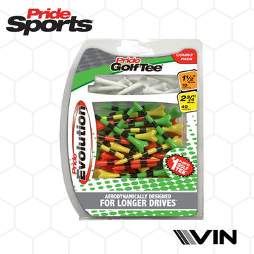 Pride Sports - Plastic Tee - Evolution Fruit Mix 2.34 (50Pc)