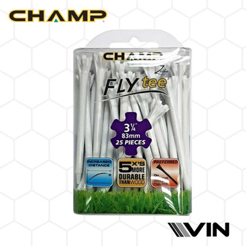 Champ - Zarma Plastic FlyTees Golf Tees 3.14 (25Pc)