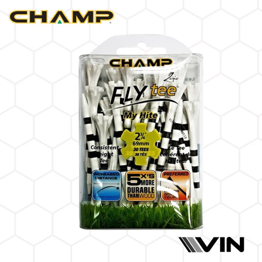 Champ - Zarma Plastic FlyTees My Hite Golf Tees 2.34 (30Pc)