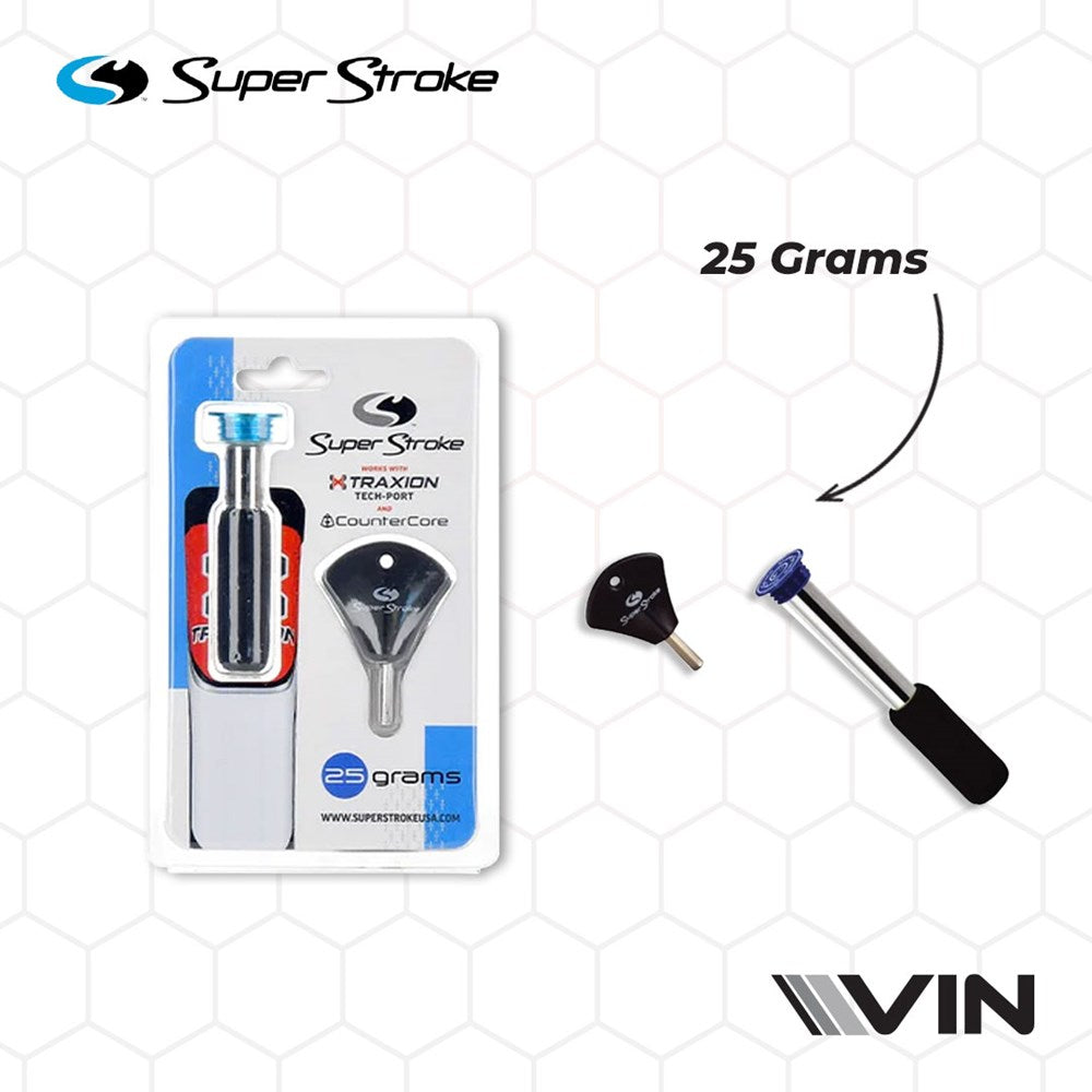 Contrapesos CounterCore SuperStroke 25g - Para Putter, Incluye Llave